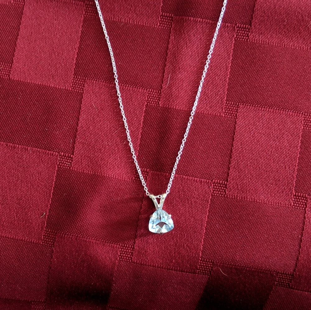Sky Blue Topaz Pendant